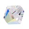 100pcs Authentic Preciosa 4mm (0.16 inch) Small Faceted Bicone Crystal Loose Beads Crystal AB Compatible with Swarovski 5301/5328 for DIY Jewelry Making Pre-B402